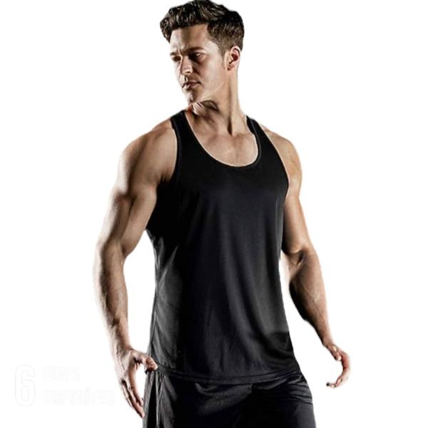 Imagem de Kit 5 Camisetas REGATAS Masculinas ALGODÃO Slim Fit Academia Fitness Corrida 727