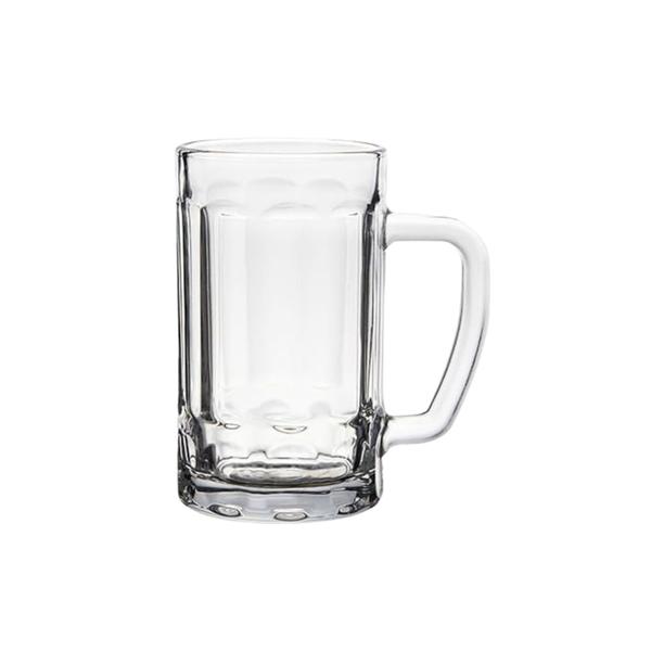 Imagem de Kit 5 Caneca De Vidro Chopp Cerveja Bebida Design Robusto 435ml Clássico Bar Restaurante