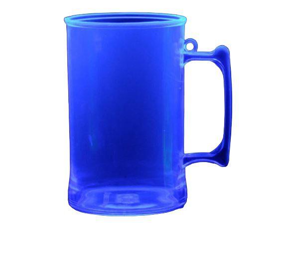 Imagem de Kit 5 Canecas de Acrílico Azul 300ml sem personalização