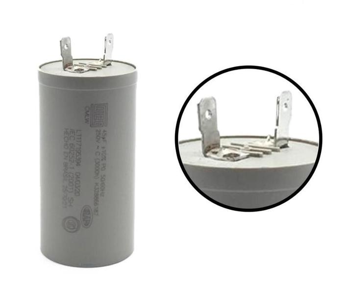 Imagem de Kit 5 Capacitor 45Uf 127V Brastemp Consul 326066187