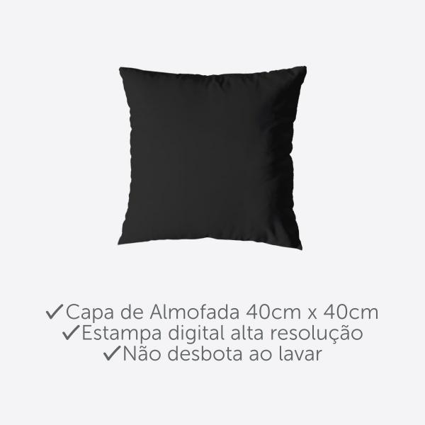 Imagem de Kit 5 Capas de Almofada 40x40 Arabescos Estampada Com Zíper