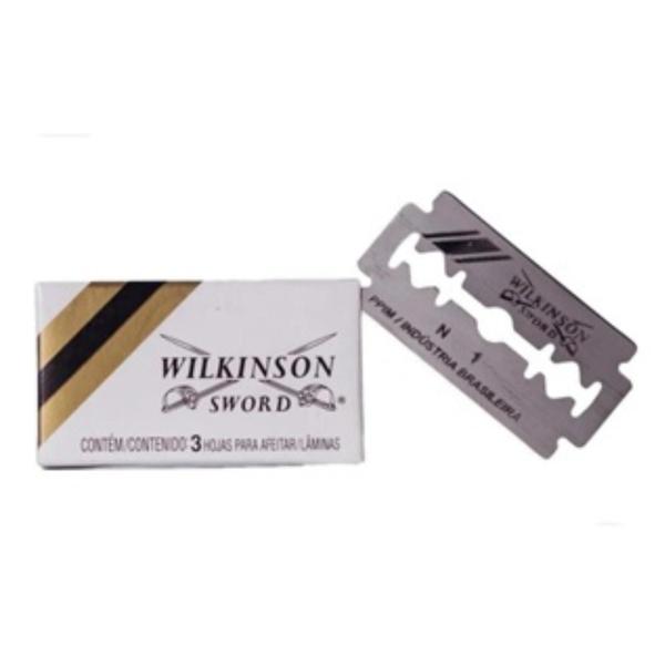 Imagem de Kit 5 Cartelas Laminas Barbear Wilkinson Sword 300 Laminas