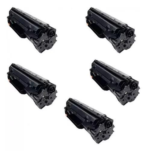 Imagem de Kit 5 Cartuchos Toner Cf283a Cf283 283a 83a 83 M125a M127