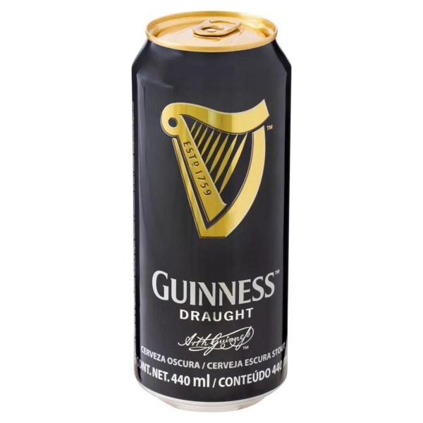 Imagem de Kit 5 Cerveja Guinness Draught Stout 440ml + Copo Oficial