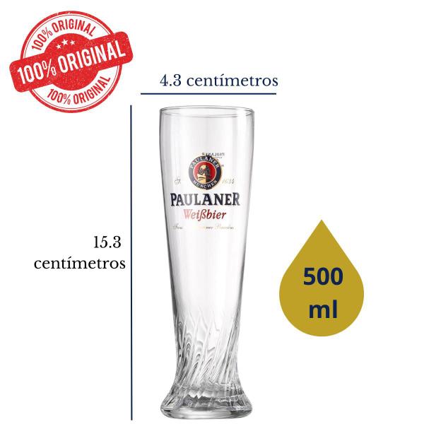 Imagem de Kit 5 Cerveja Paulaner Munchner Hell 500ml + Copo Original