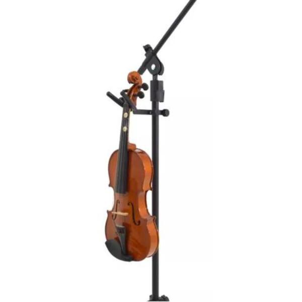 Imagem de Kit 5 Clamp Pedestal Descanso Cavaquinho Ukulele Violino Ask