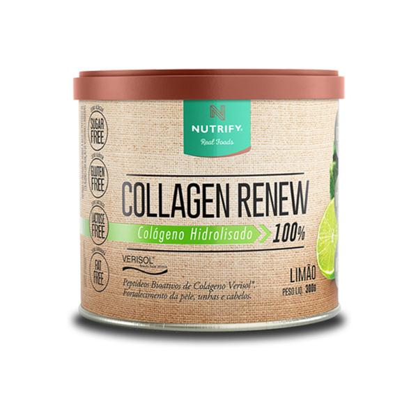 Imagem de Kit 5 Collagen Renew Colágeno Hidrolisado Limão Nutrify 300g