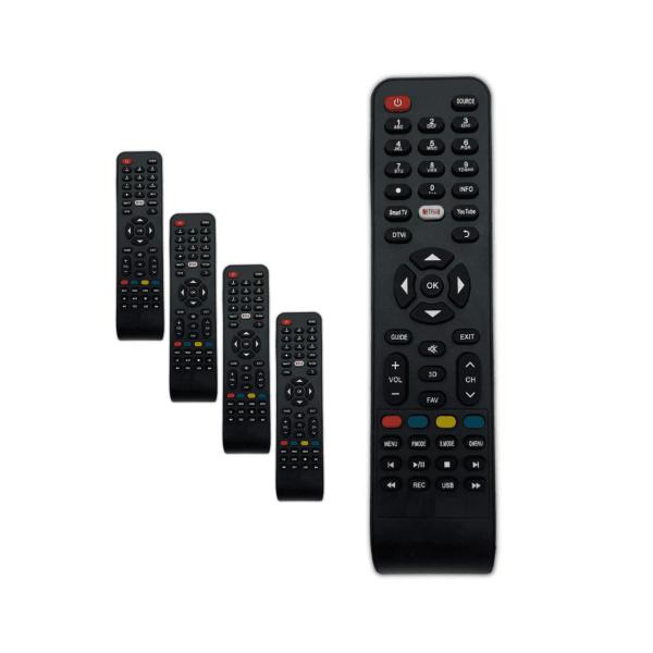 Imagem de Kit 5 Controle Compatível Philco Smart Tv LED