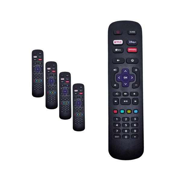 Imagem de Kit 5 Controle Remoto Para TV Philco / Aoc Roku Smart TV