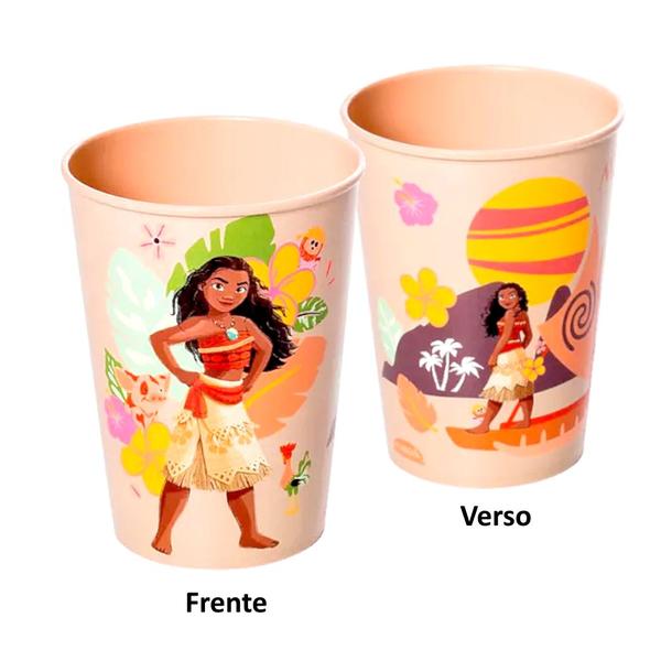 Imagem de Kit 5 Copos 320ml para Ovo de Páscoa Estampa da Moana Infantil