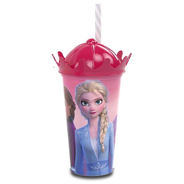 Imagem de Kit 5 Copos de Lembranças de Festa Infantil Aniversário Anna Elsa Frozen