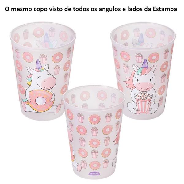 Imagem de Kit 5 Copos de Unicórnio para Doces e Lembranças de Festa Infantil