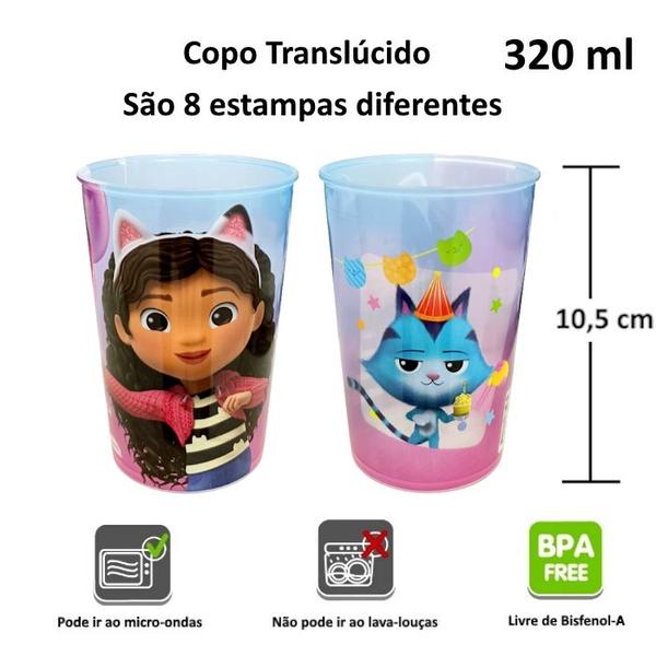 Kit 5 Copos p/ Doces Casa Mágica da Gabby Festa Aniversário - Plasútil Imagem de Kit 5 Copos p/ Doces Casa Mágica da Gabby Festa Aniversário