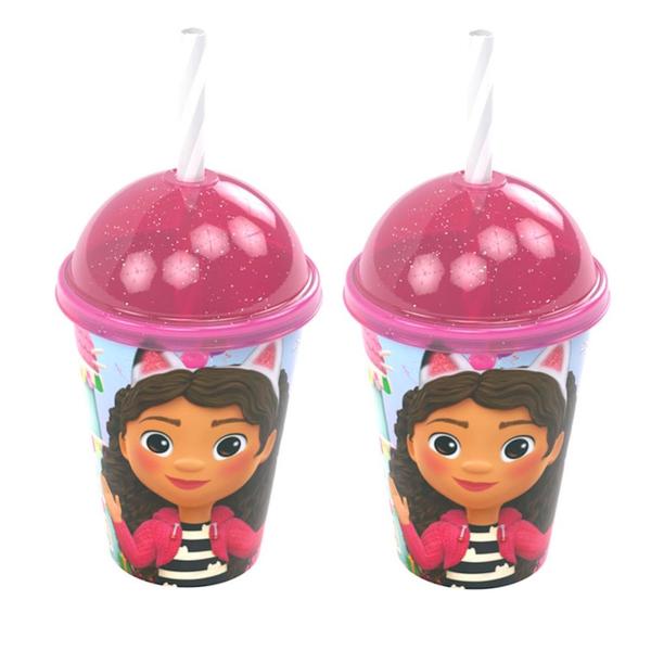 Kit 5 Copos p/ Doces Festa Infantil Aniversário Decoração Casa Mágica da Gabby - Plasútil Imagem de Kit 5 Copos p/ Doces Festa Infantil Aniversário Decoração Casa Mágica da Gabby