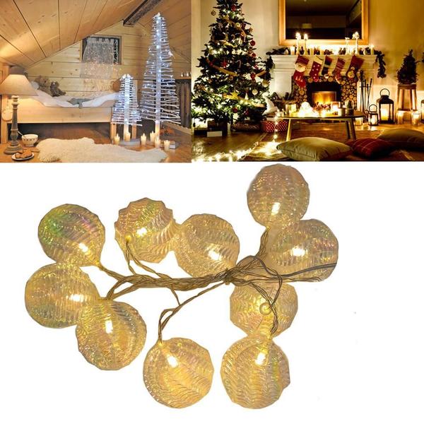 Kit 5 Cordão 10 Bolinha Led Festa Decorativas Espiral D004 - Lotus Imagem de Kit 5 Cordão 10 Bolinha Led Festa Decorativas Espiral D004