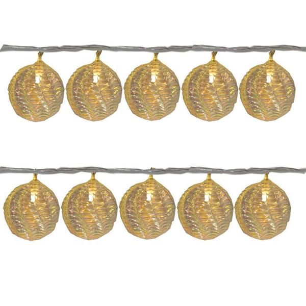 Kit 5 Cordão 10 Bolinha Led Festa Decorativas Espiral D004 - Lotus Imagem de Kit 5 Cordão 10 Bolinha Led Festa Decorativas Espiral D004