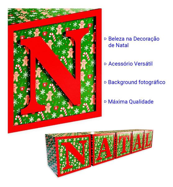 Kit 5 Cubos Baby Box Natal Festa & Decoração Mdf Adesivado - Decoraset Imagem de Kit 5 Cubos Baby Box Natal Festa & Decoração Mdf Adesivado