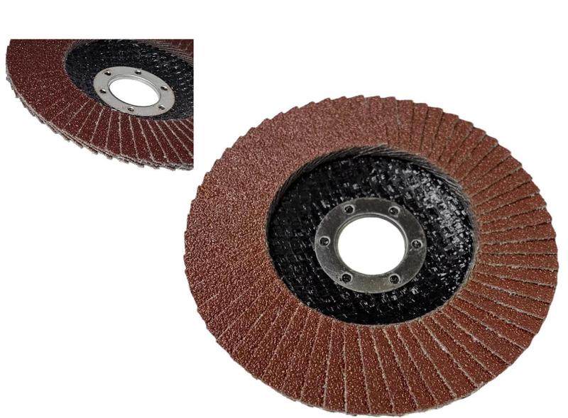 Kit 5 Disco Lixa Flap 7X7/8 Gr 60 Rebarbação Remoção Solda - Rocast Imagem de Kit 5 Disco Lixa Flap 7X7/8 Gr 60 Rebarbação Remoção Solda