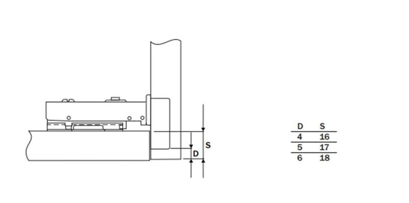 Imagem de Kit 5 Dobradiça Calço Fixo Com Amortecedor Reta Hardt