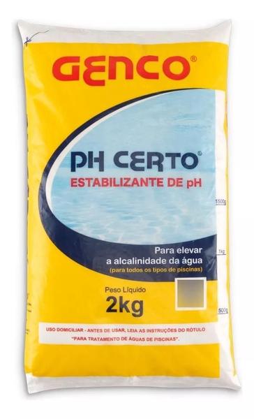 Imagem de KIT 5 Elevador De Alcalinidade Ph Certo Para Piscinas Genco 2kg