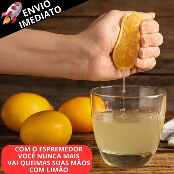 Imagem de Kit 5 Espremedor de Limão Laranja Inox Profissional Manual Espreme Suco de Limão Coa Utensílio