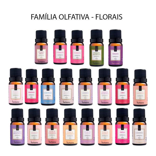 Imagem de KIT 5 ESSÊNCIAS FLORAIS PARA AROMATIZADOR 10 ML VIA Aroma