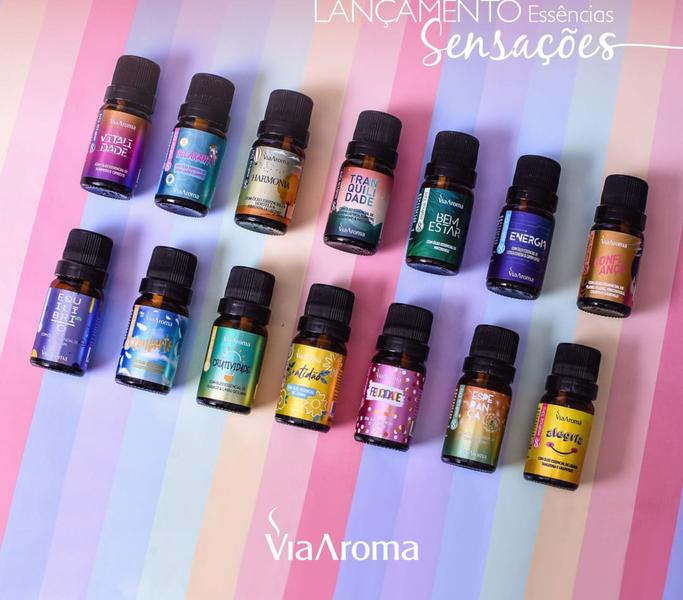 Imagem de Kit 5 Essências Para Aromatizador Elétrico 10ml Via Aroma 