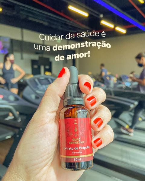 Imagem de Kit 5 Extratos de Própolis Vermelha - Ouro Vermelho, 11% extrato seco, 30ml