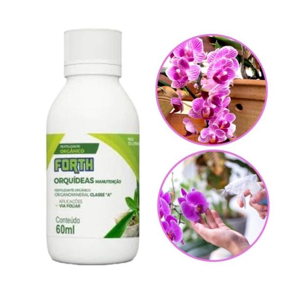 Imagem de Kit 5 Fertilizante Forth Concentrado Orquídeas 60ml