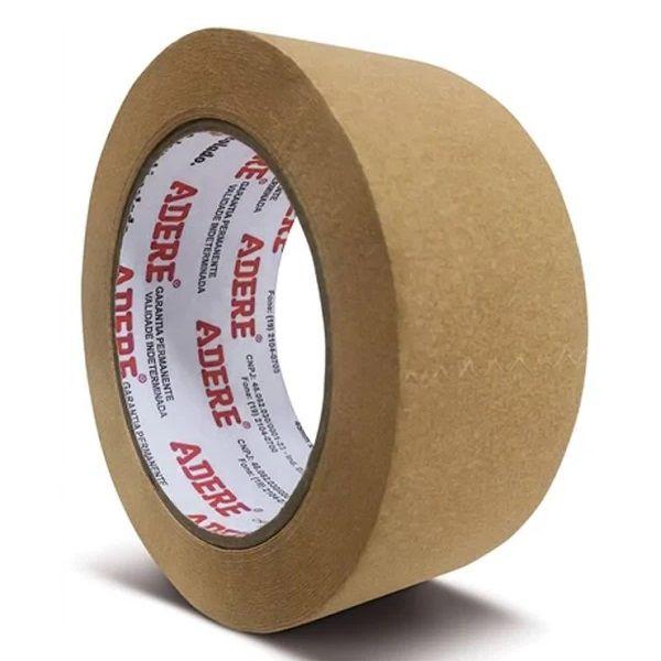 Imagem de Kit 5 Fita Adesiva KRAFT Embalagem Papel Crepado 45MM X 50M SCK326