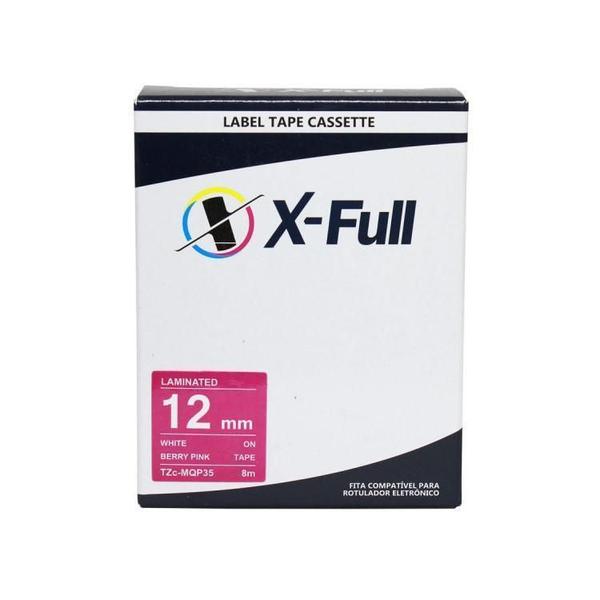 Kit 5 Fita Compatível Brother Tze-Mqp35 Rosa 12 Mm - X-Full Imagem de Kit 5 Fita Compatível Brother Tze-Mqp35 Rosa 12 Mm