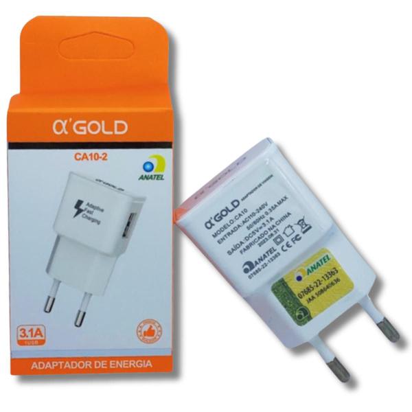 Imagem de Kit 5 Fonte Carregador Adaptador 3.1 1usb Atacado Bivolt