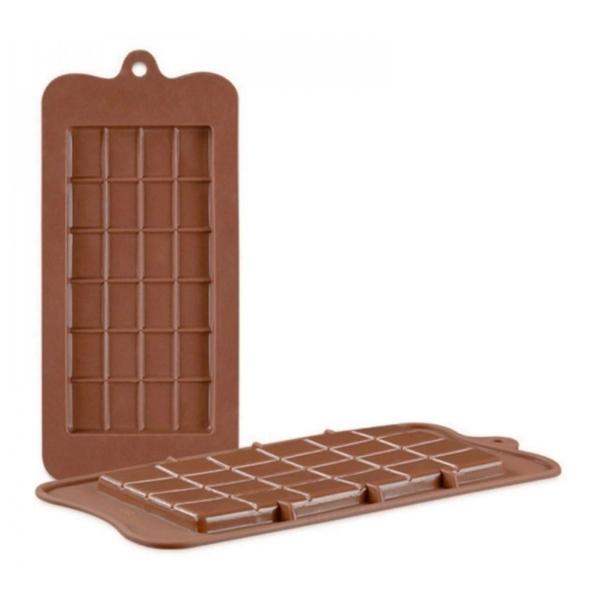 Imagem de Kit 5 Formas Silicone Para Barra de Chocolate de 100 Gramas