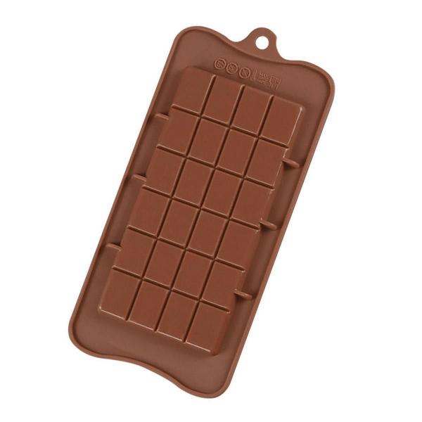 Imagem de Kit 5 Formas Silicone Para Barra De Chocolate De 100 Gramas