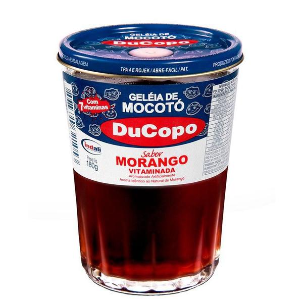 Imagem de Kit 5 Geleia De Mocotó Morango Ducopo 180g