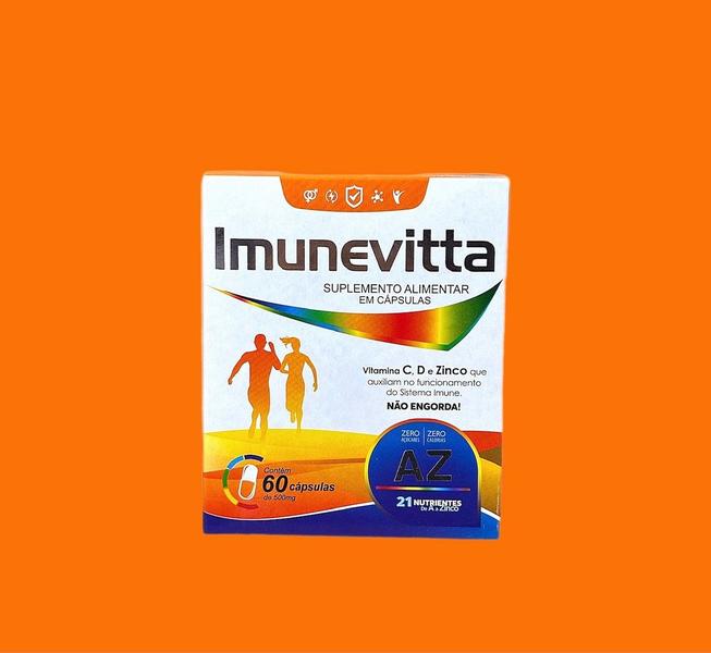 Imagem de Kit 5 Imunevitta Vitaminas A-z 60 Cápsulas.