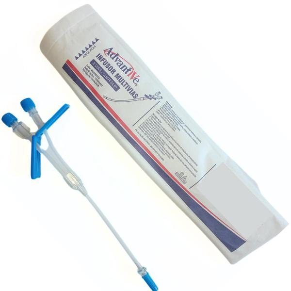 Imagem de Kit 5 Infusor Extensor Multivias Para Medicação Solução Hosp