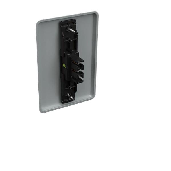 Kit 5 Interruptor 1 Tecla Simples 10A Cinza - Radial Imagem de Kit 5 Interruptor 1 Tecla Simples 10A Cinza