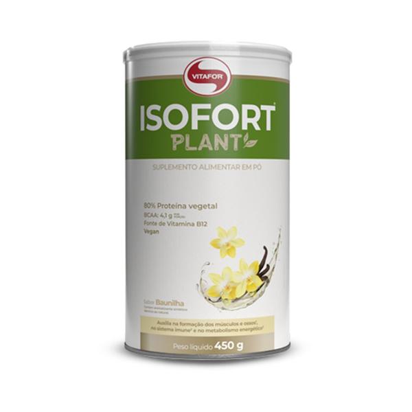 Imagem de Kit 5 Isofort Plant Vitafor 450g Baunilha