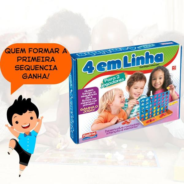 Imagem de Kit 5 Jogos de Mesa Educativo Divertido Familia Racicionio