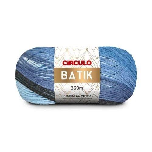 Imagem de Kit 5 Lã Fio Linha Mesclada Batik Circulo - 360m/100g