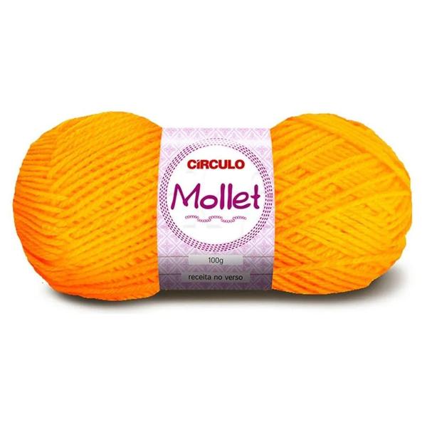 Imagem de Kit 5 Lã Fio Mollet Circulo - 200m/100g