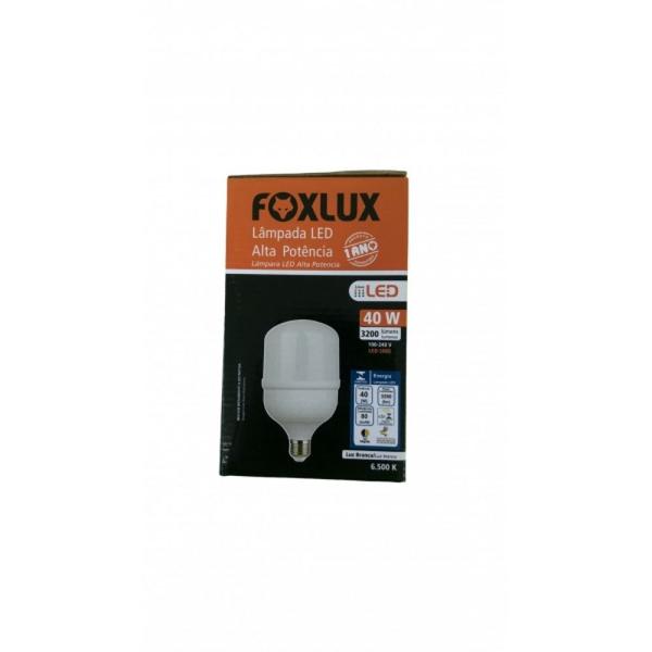 Kit 5 lampada 40w 6500k bivolt e27 alta potencia foxlux - FOXLUX LED Imagem de Kit 5 lampada 40w 6500k bivolt e27 alta potencia foxlux