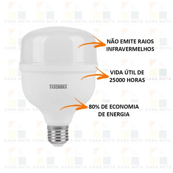 Imagem de Kit 5 Lâmpada High Led 20w Alta Potência 6500k Branco Frio