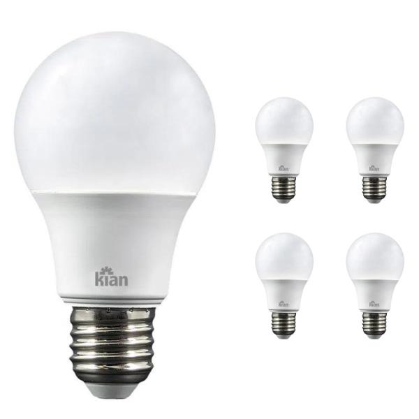 Imagem de Kit 5 Lâmpada Led 15w Kian Bulbo E27 Residencial Bivolt 1.311lm Branco Frio 6500K Luz Branca