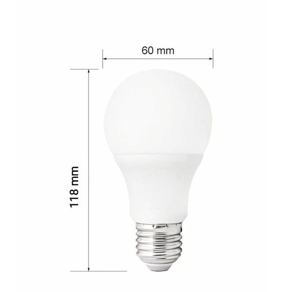 Imagem de kit 5 Lâmpada Led 9w Bulbo Soquete E27 A60