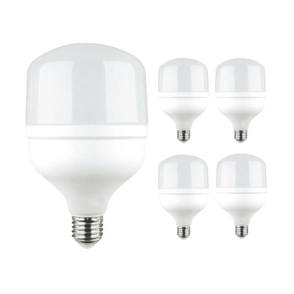 Imagem de Kit 5 Lâmpada Led Bulbo 40w 6500k Branco Frio E27 Bivolt