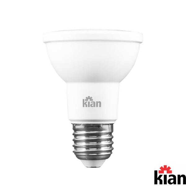 Imagem de Kit 5 Lampada Led Par 20 7w Branco Quente 2700K E27 Bivolt