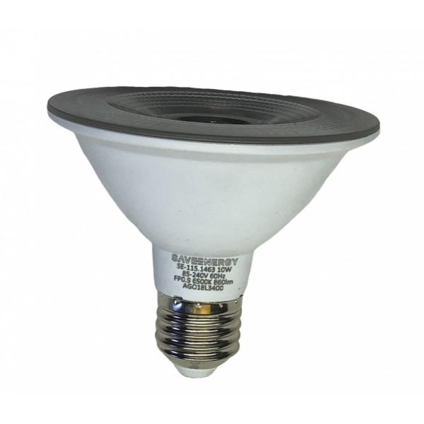 Imagem de Kit 5 lampada par 30 led 10w e-27 6500k bivolt savenergy