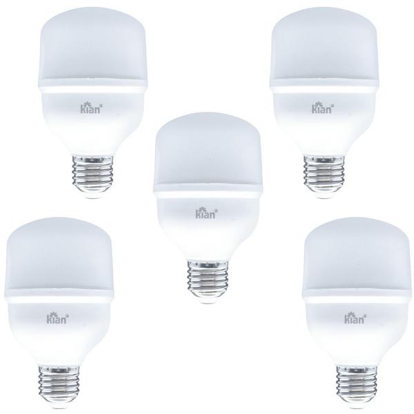 Imagem de Kit 5 Lâmpadas 30W Kian 110V/220V E27 Luz Branca Fria 6500k